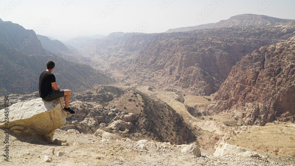 Canyon Views in the Mountains near Dana Village in Jordan. Canyon Views in the Mountains near Dana Village in Jordan.