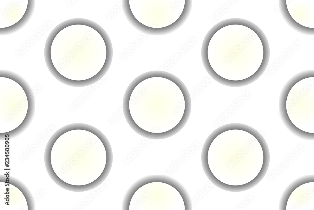 White balls on a white background. Vector image. Seamless pattern. Texture. White balls on a white background. Vector image. Seamless pattern. Texture.
