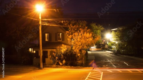 Busy Intersection in a Small Town