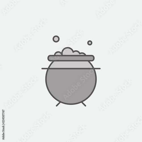 Halloween cauldron colored icon. One of the Halloween collection icons for websites, web design, mobile app