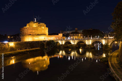 Panorama with Saint Angelo castle and bridge