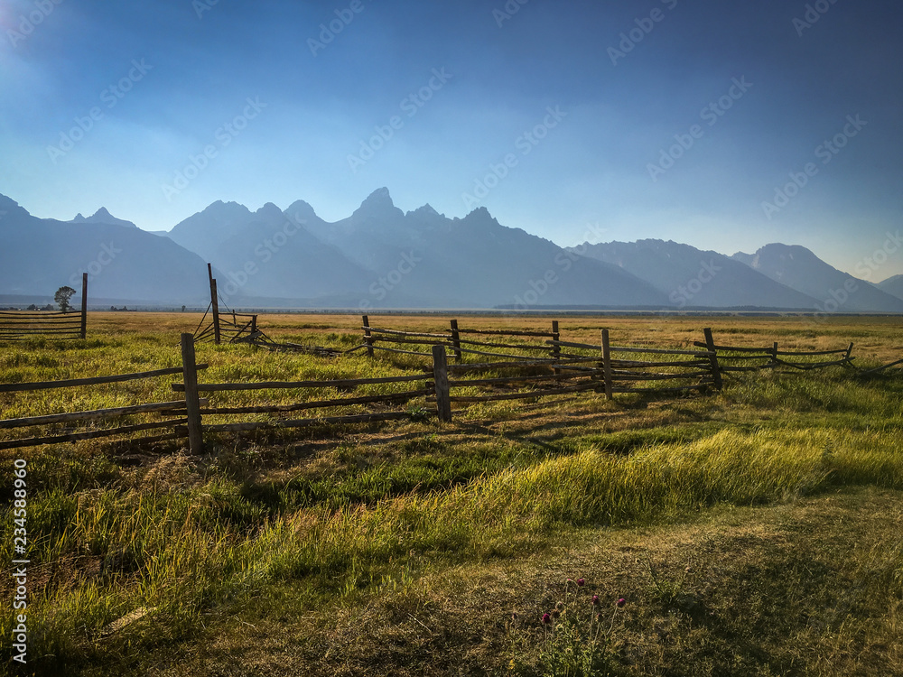 The Tetons in the Afternoon from Mormon Row