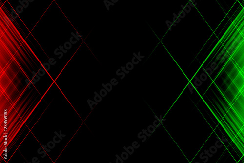 Red, green and black abstra...