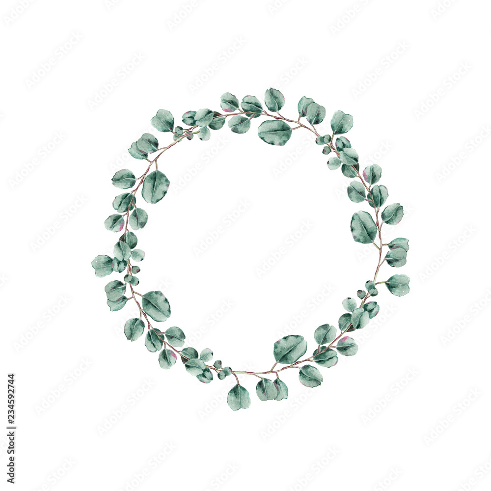 Obraz premium wreath of leaves