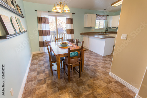 Modern Decor in a Kitchen and Dining Room