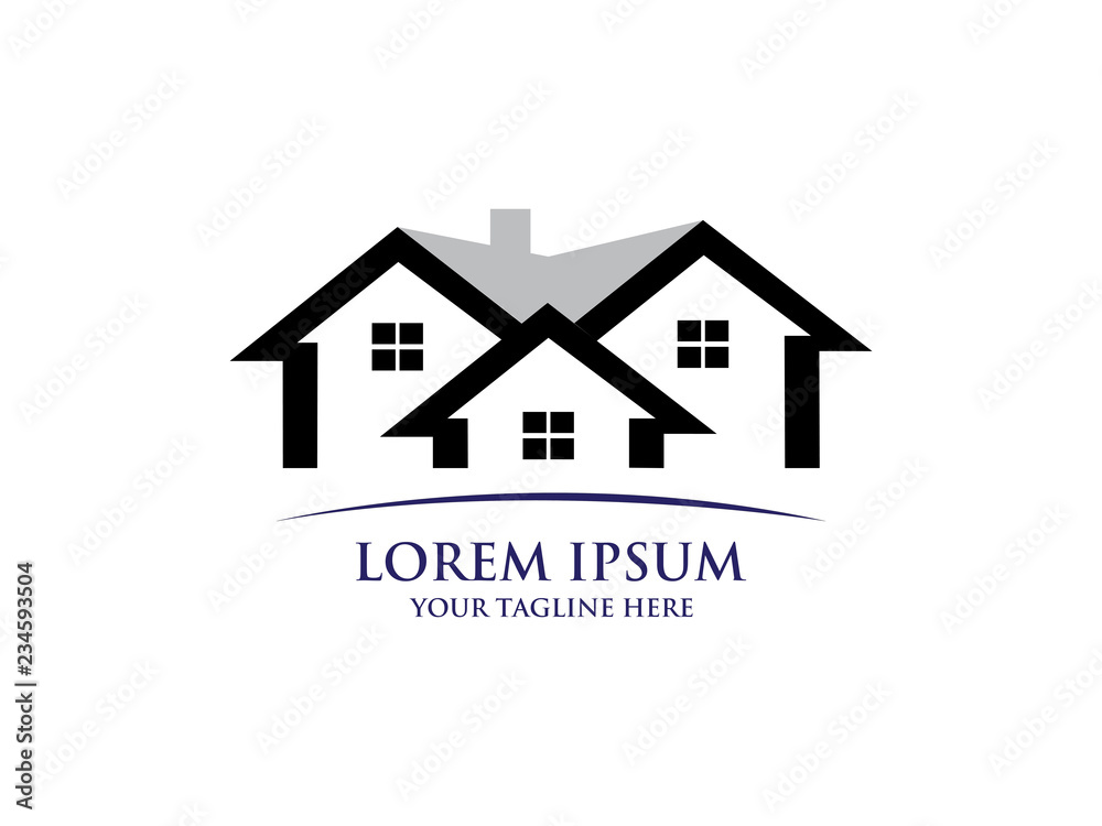 Real estate logo,home logo,house logo, property logo,building logo,vector logo template.