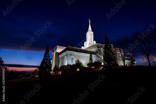 Billede på lærred Bountiful Utah Mormon Temple