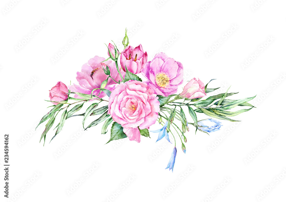 bouquet of pink flowers