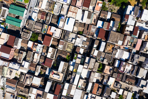 Hong Kong countryside with residential building