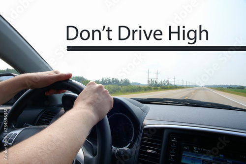 Don't Drive High Conceptual Image