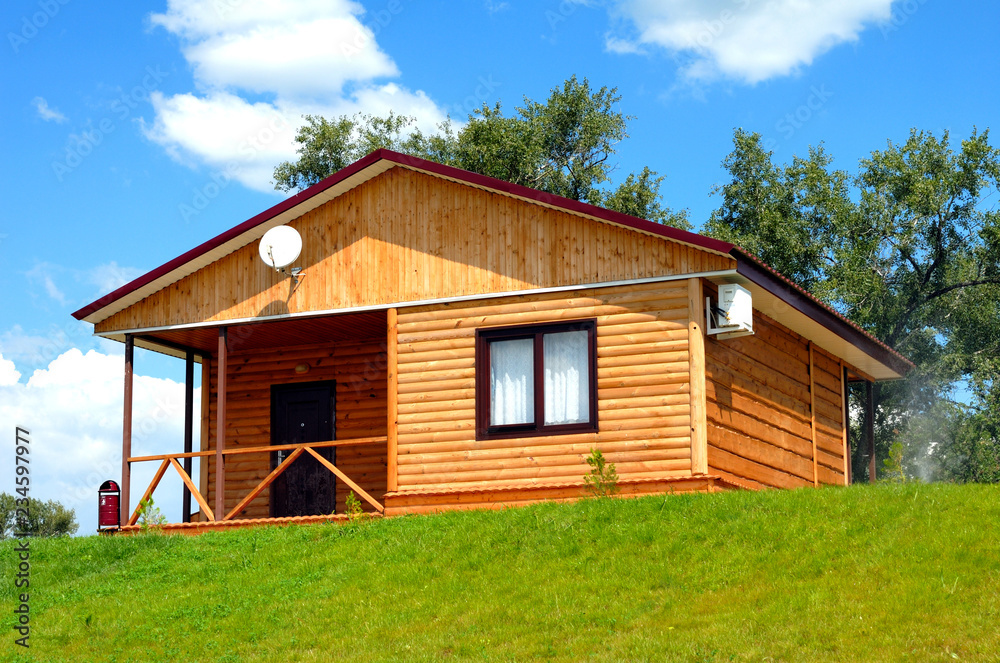 Obraz premium The wooden house