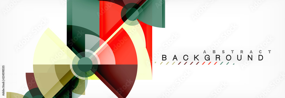 Modern geometric abstract background Modern geometric abstract background