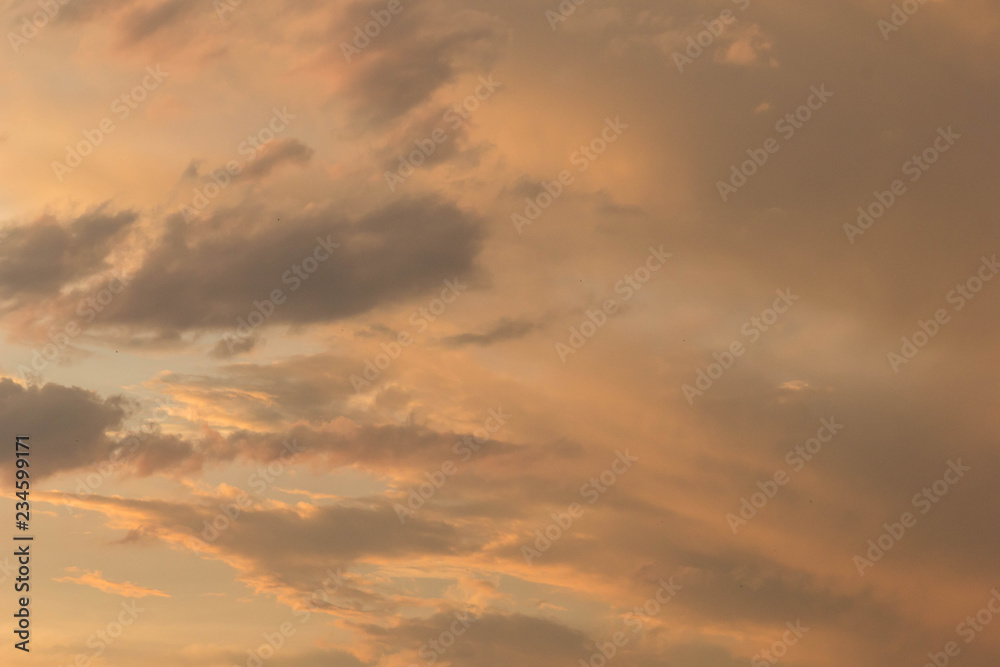 Sky background with cloud