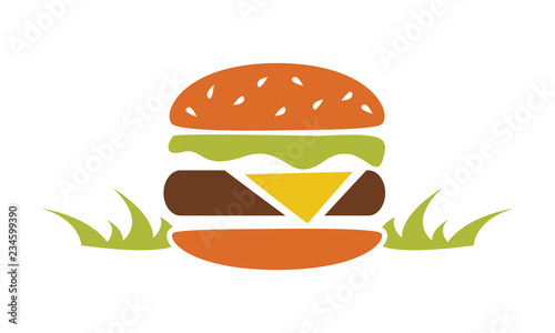 Burger Flat Icon