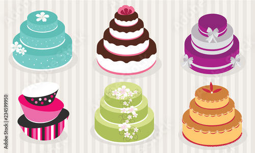 Elegant Wedding Cakes