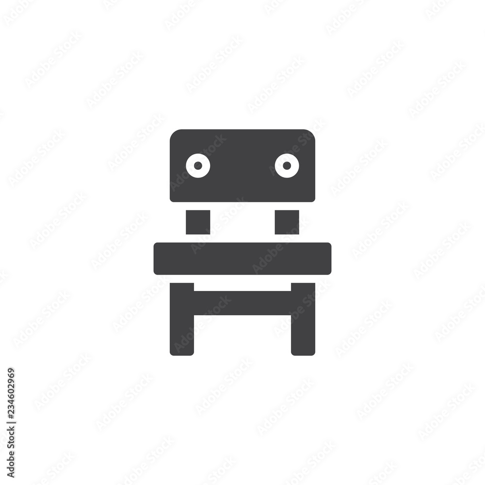 Chair furniture vector icon. filled flat sign for mobile concept and web design. simple solid icon. Household equipment symbol, logo illustration. Pixel perfect vector graphics Chair furniture vector icon. filled flat sign for mobile concept and web design. simple solid icon. Household equipment symbol, logo illustration. Pixel perfect vector graphics