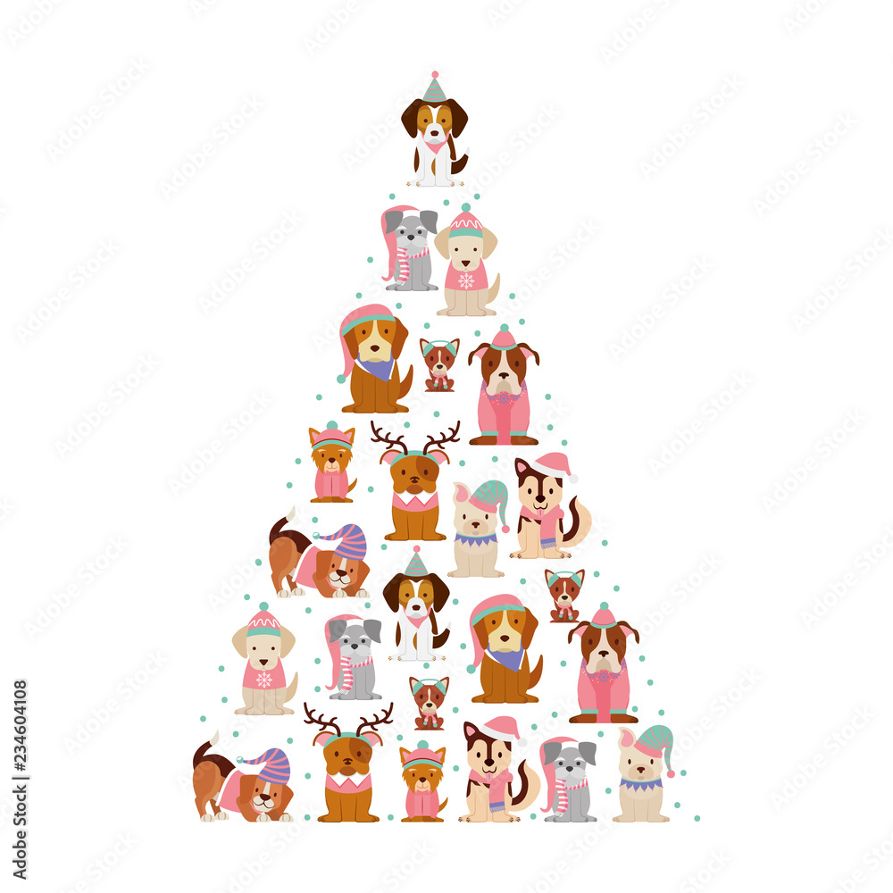 Fototapeta premium merry christmas card