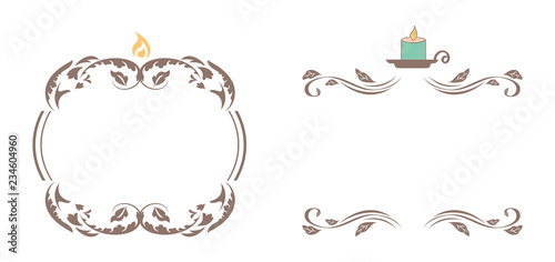 Elegant Candle Frames