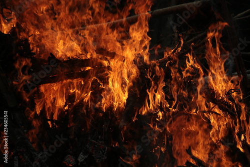 wood burn hot