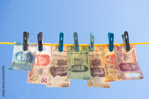 Money laundering concept