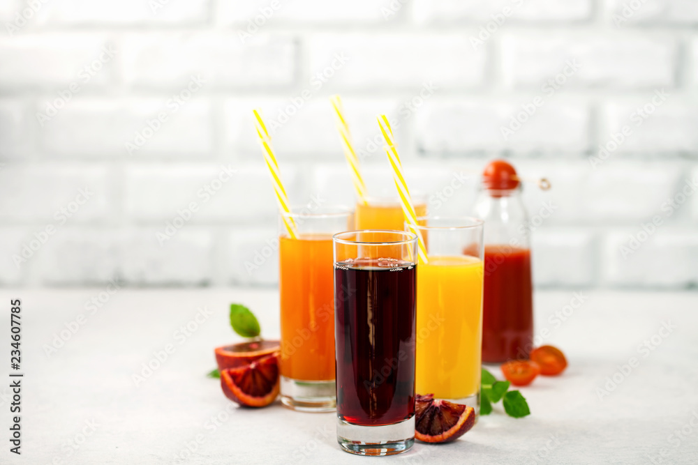Various vegetable and fruit juice Various vegetable and fruit juice