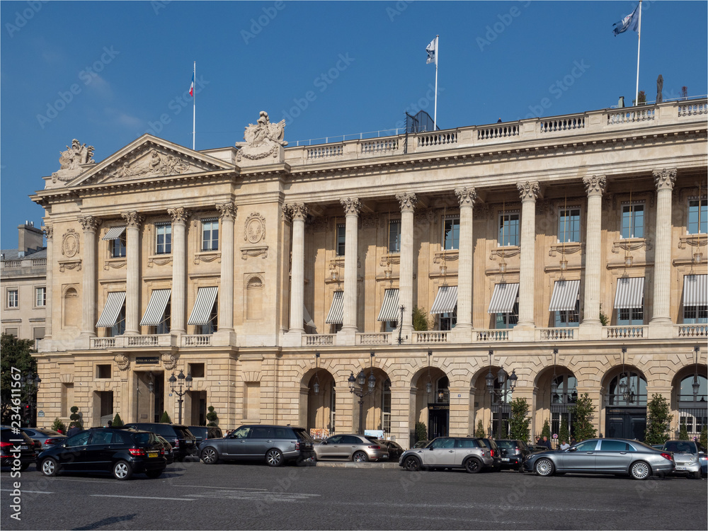 Hôtel Crillon place de la Concorde à paris