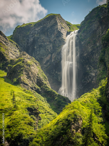 The Schleier waterfall at the Hintersee in Mittersill Salzburg