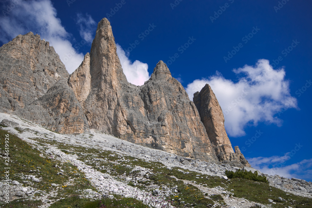 Paesaggio dolomitico in Trentino Alto-Adige