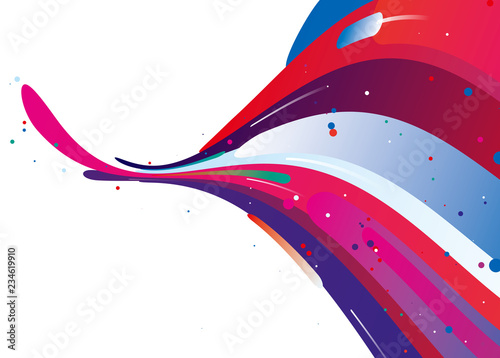 模様　カラフル