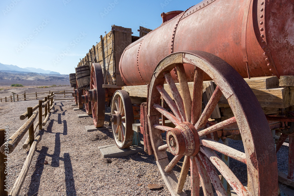 Harmony Borax works in Death Valley