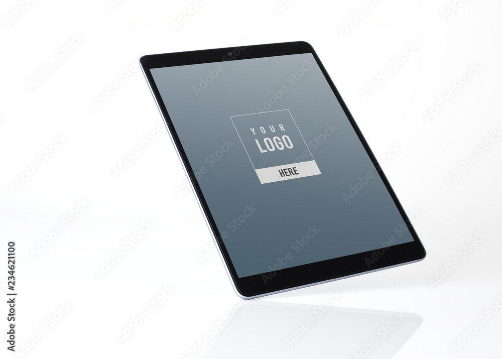 Full screen tablet mockup design Full screen tablet mockup design