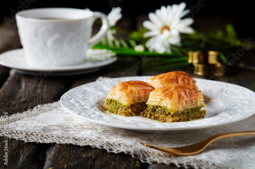 baklava with pistachio