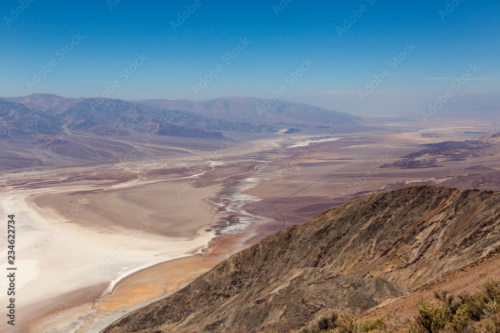 Fototapeta premium Badlands from Dante's View Death Valley USA