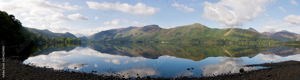 Derwent Water and Catbells near Keswick in the Lake District, Cumbria, England