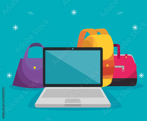 handbags with laptop and backpack to sale price