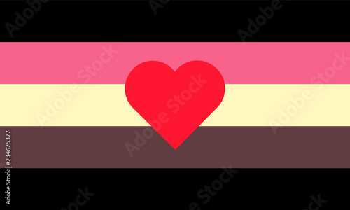 Fat flag - one of a sex fetish communities sign