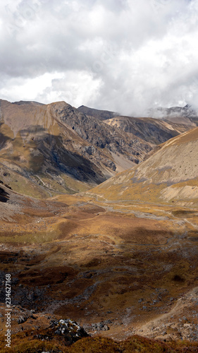 Yeli-La High Altitude Pass in Bhutan. One of the passes along the Jomolhari trek. © Janos