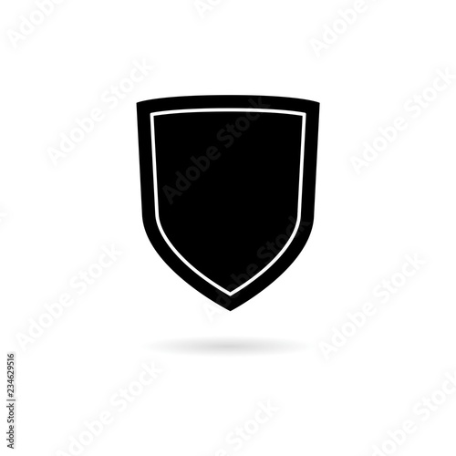 Free Download Black Shield seal frame icon or logo - GFXLoad