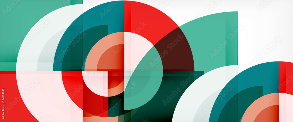 Multicolored round shapes abstract background Multicolored round shapes abstract background
