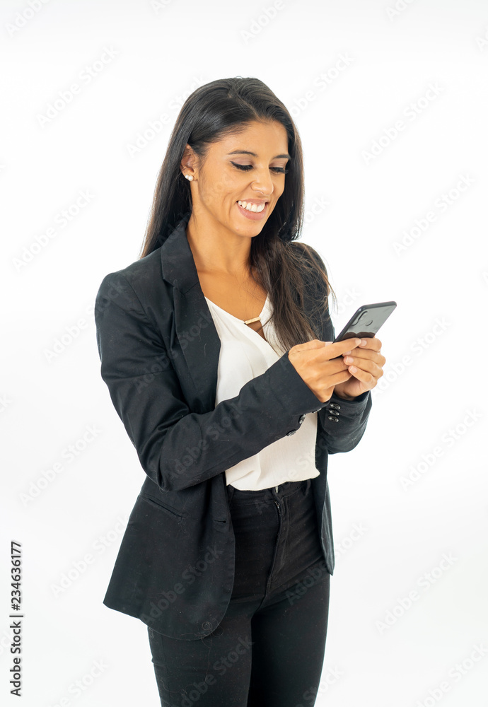 Full body portrait of happy excited beautiful businesswoman Full body portrait of happy excited beautiful businesswoman