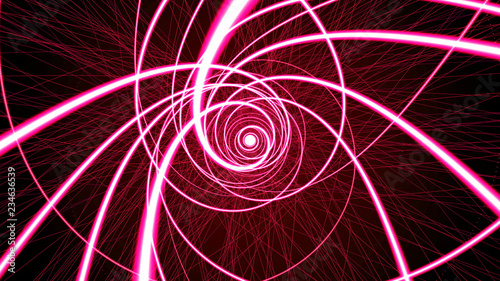 Tablou pe pânză Spiral abstract background.