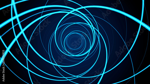 Slika na platnu Spiral abstract background.