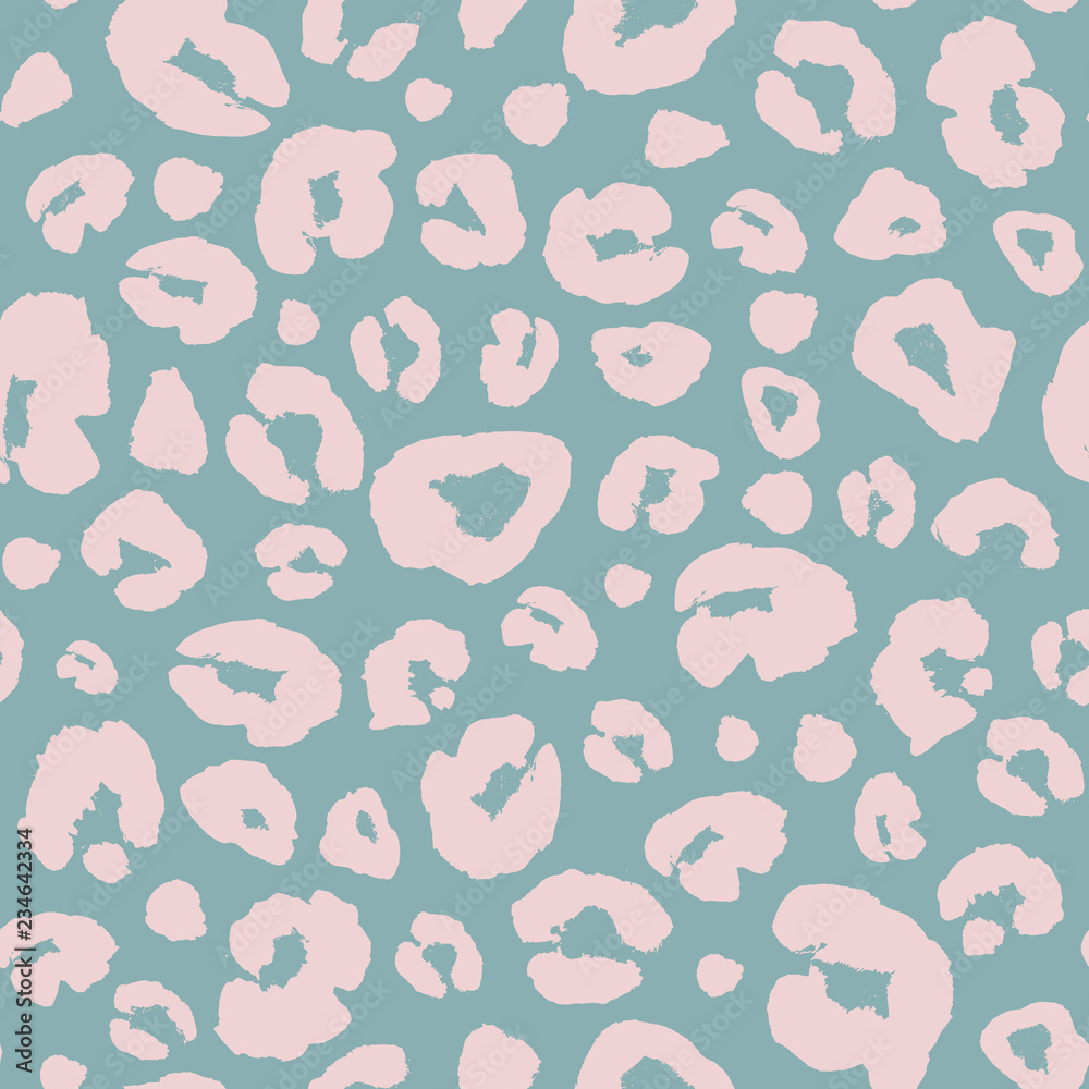 Leopard skin print seamless pattern background. Animal fur spot abstract camouflage texture. Leopard skin print seamless pattern background. Animal fur spot abstract camouflage texture.