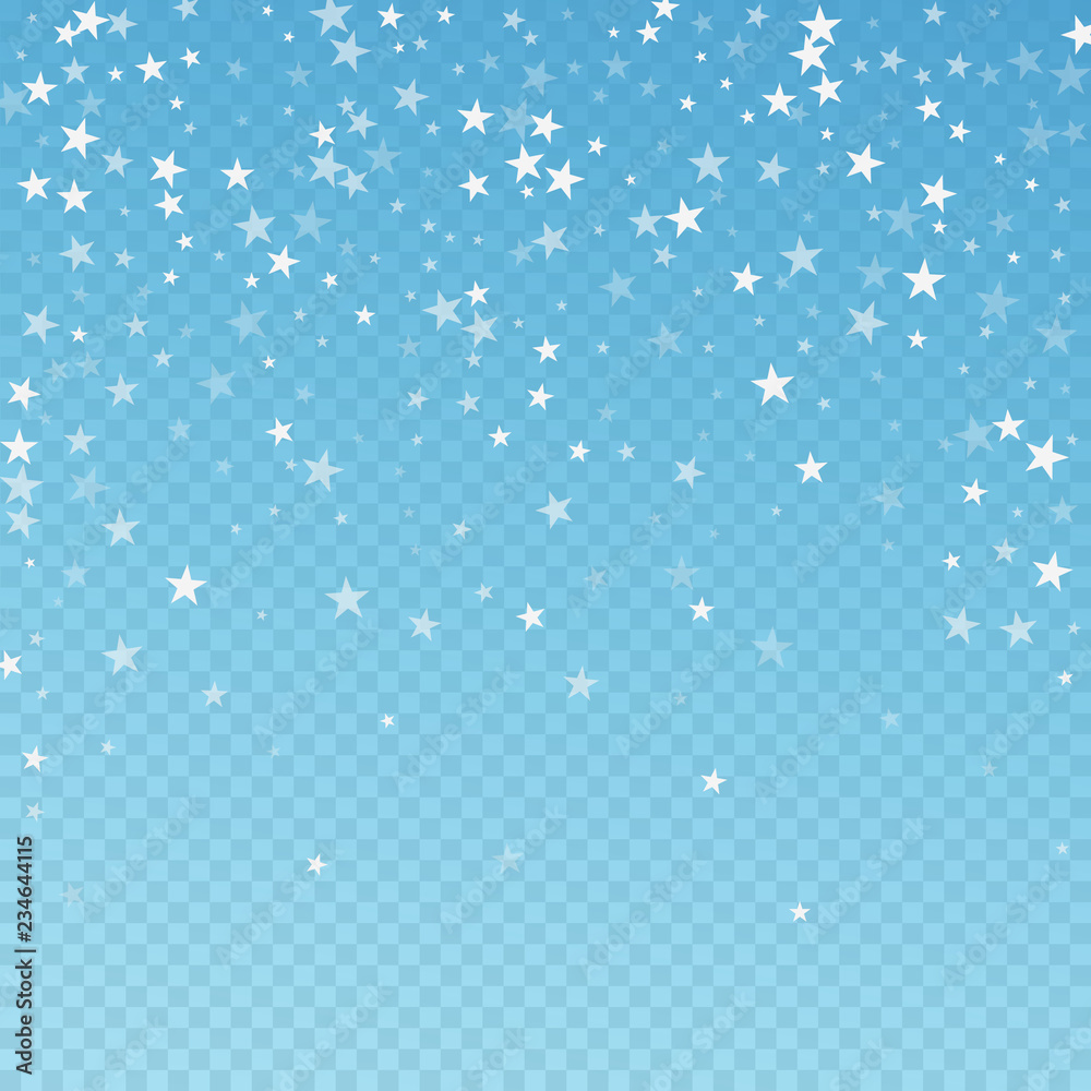 Random falling stars Christmas background. Subtle 