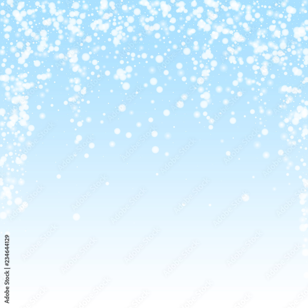 Beautiful falling snow Christmas background. Subtl Beautiful falling snow Christmas background. Subtl