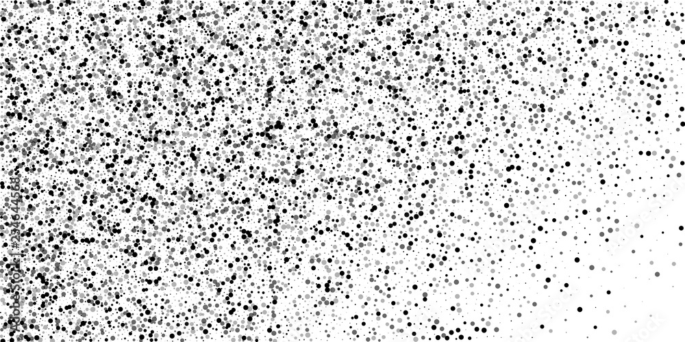Scattered dense balck dots. Dark points dispersion Scattered dense balck dots. Dark points dispersion