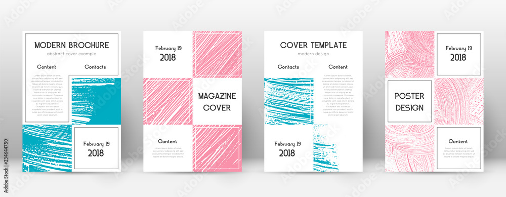Cover page design template. Business brochure layo Cover page design template. Business brochure layo