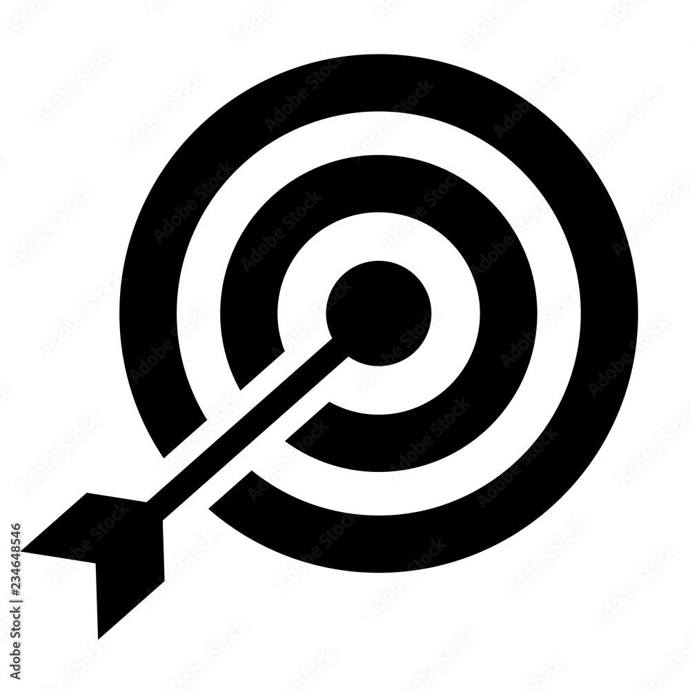 Target / black vector icon Target / black vector icon