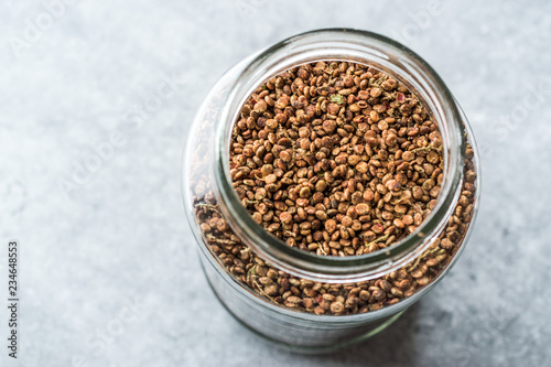 Jar of Sumac Seeds / Harvested Malosma Laurina Laurel Sumak