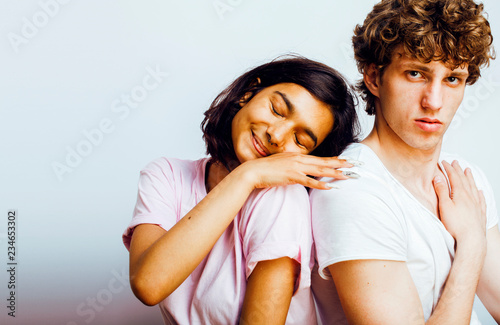 Best Friends Teenage Girl And Boy Together Having Fun Posing Em Stock Photo Adobe Stock Best Friends Teenage Girl And Boy Together Having Fun Posing Em Stock Photo Adobe Stock